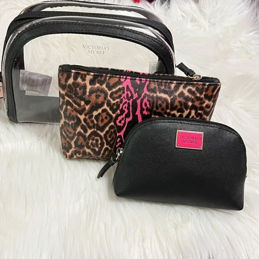 Victoria’s Secret trio make up cosmetic bags set